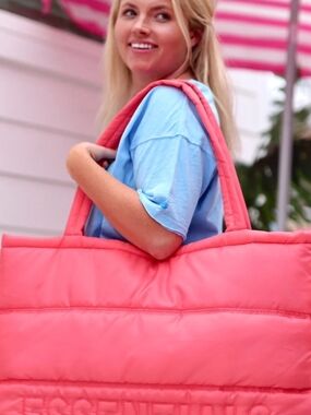 Jadelynn Brooke Carry All Quilted Puffer Tote